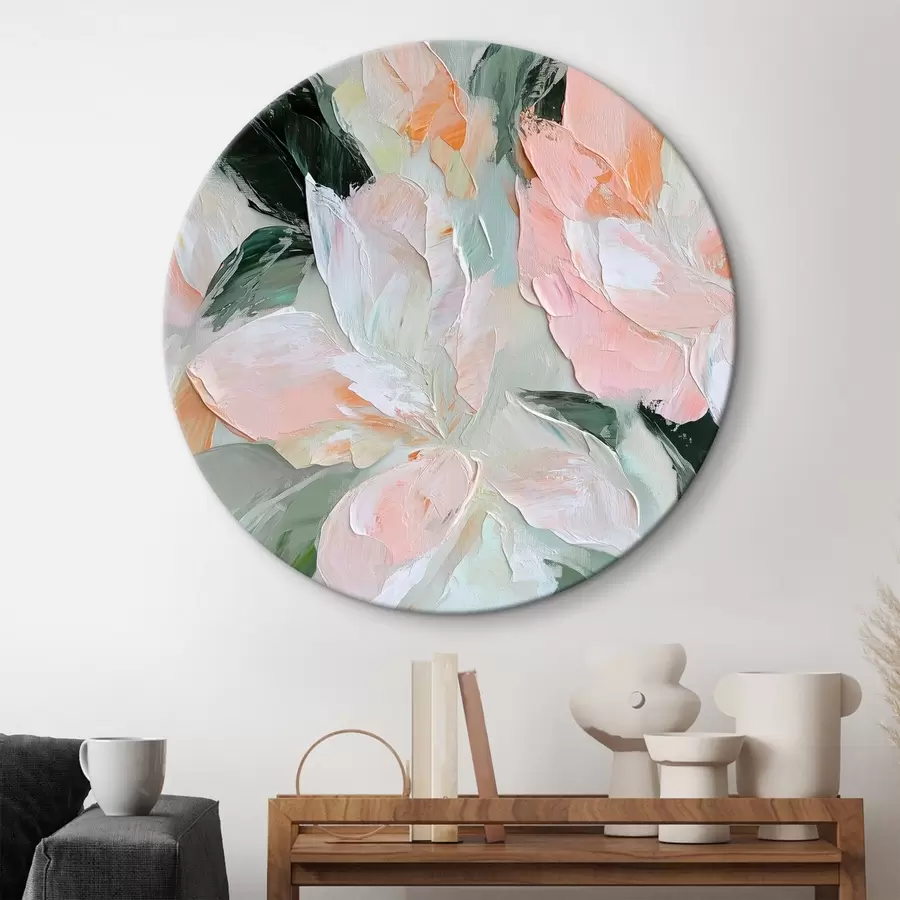 murales de pared Flores abstractas al óleo r42601