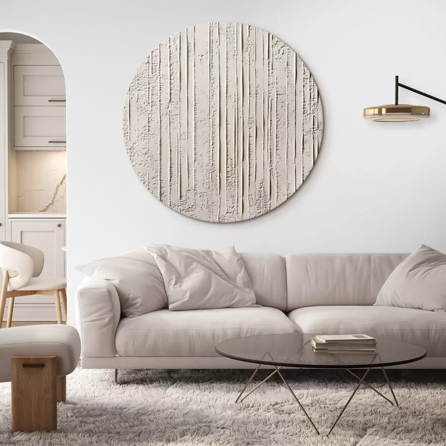 murales de pared Abstracción monocroma texturizada r42614