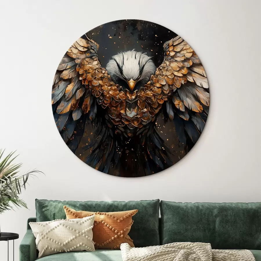 murales de pared Águila de fuego r42615