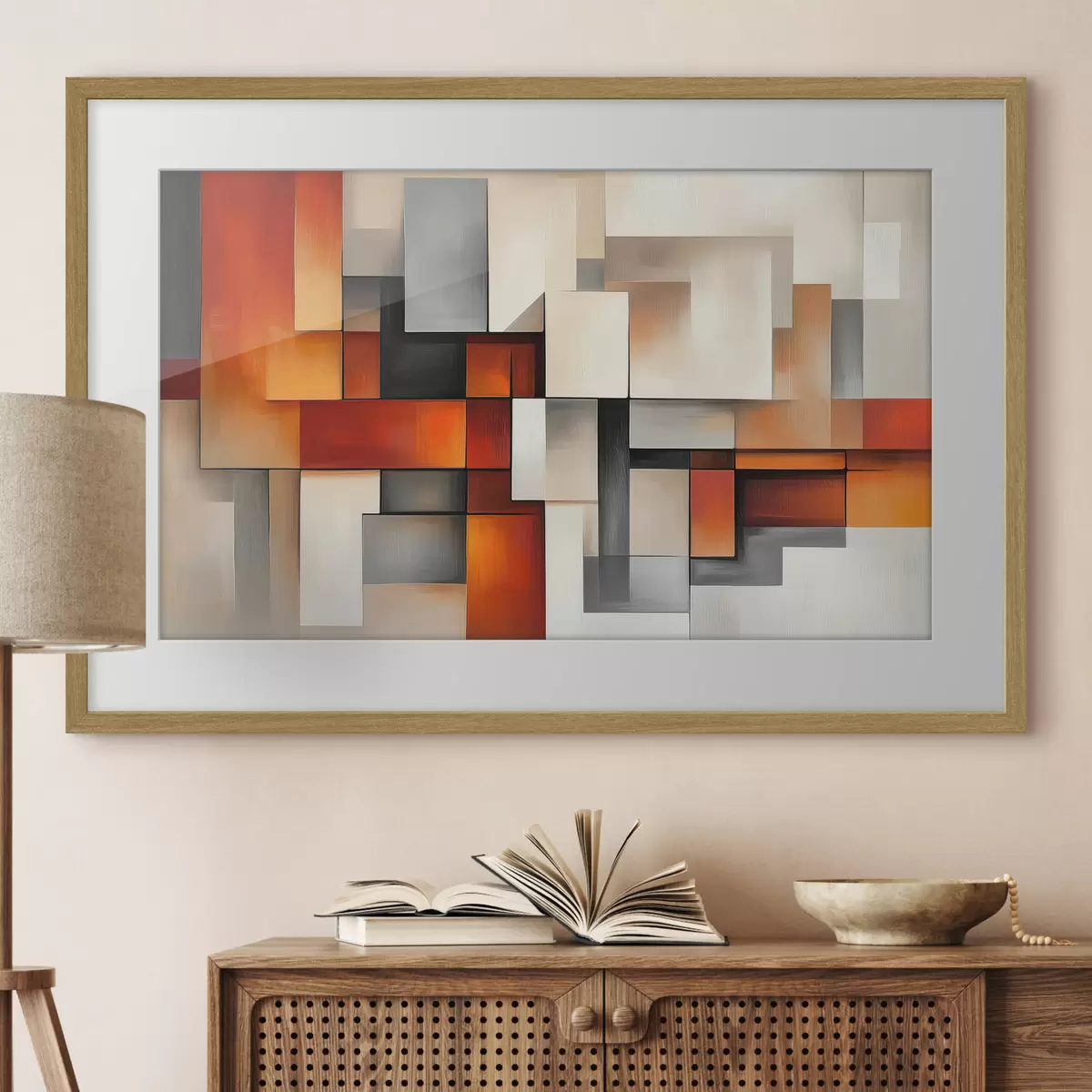 Poster Abstracción geométrica f42554