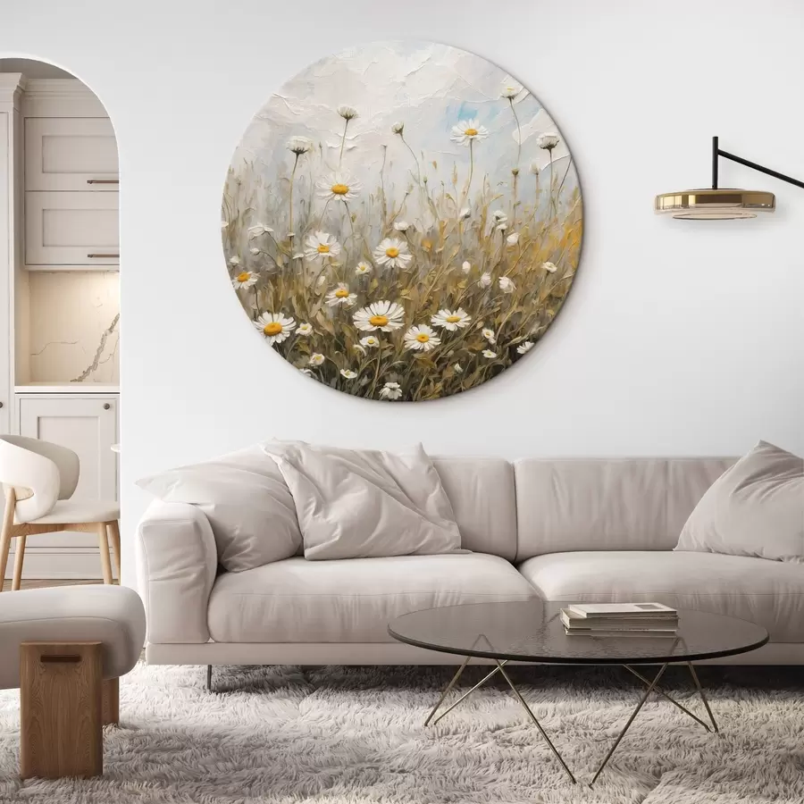 murales de pared Campo de manzanilla r42527