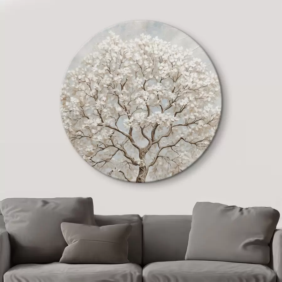 murales de pared Árbol en estilo cartnia con acrílicos r42548