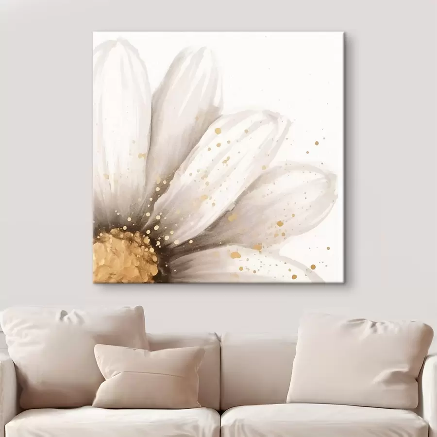 murales de pared Flor de la margarita s42634