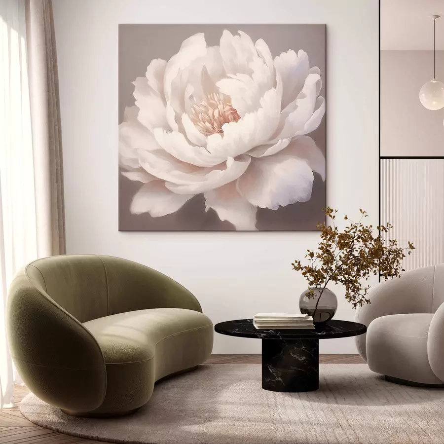 murales de pared Peonía blanca grande s42637