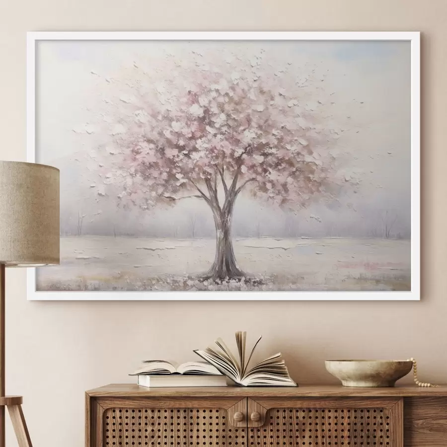 murales de pared Madera rosa f42629