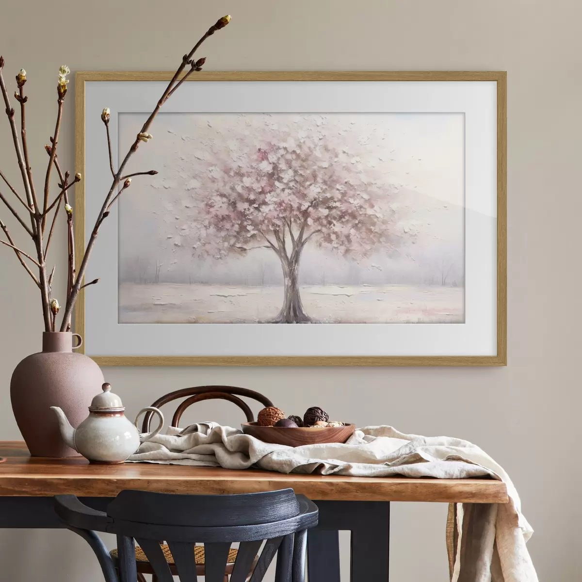 Poster Madera rosa f42629