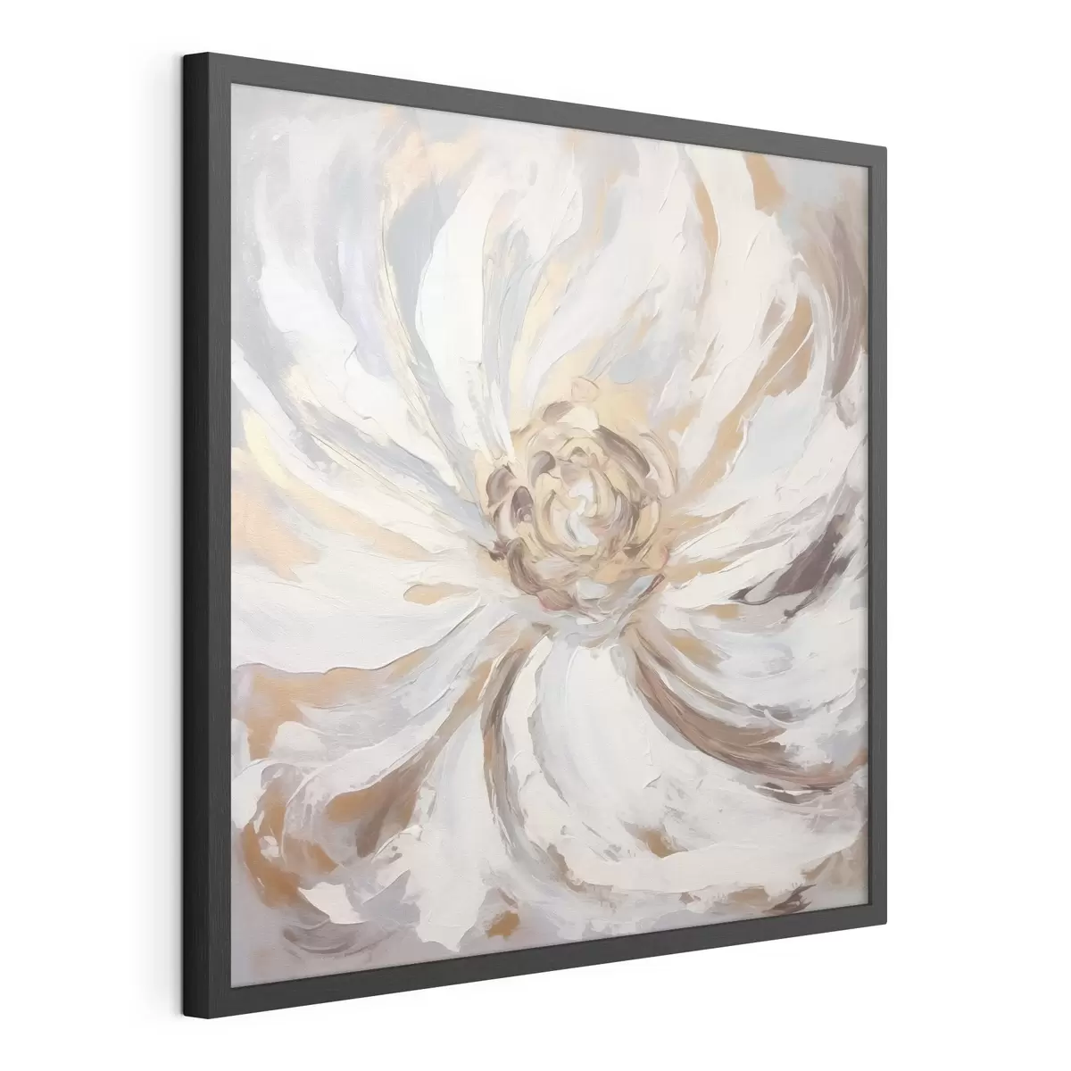 Poster Flor blanca grande tendencia f42636