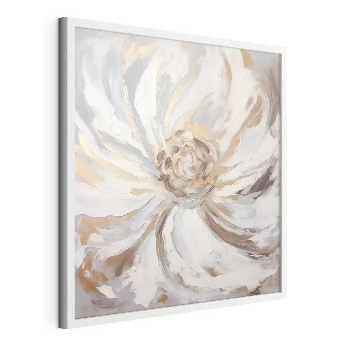 Poster Flor blanca grande tendencia f42636