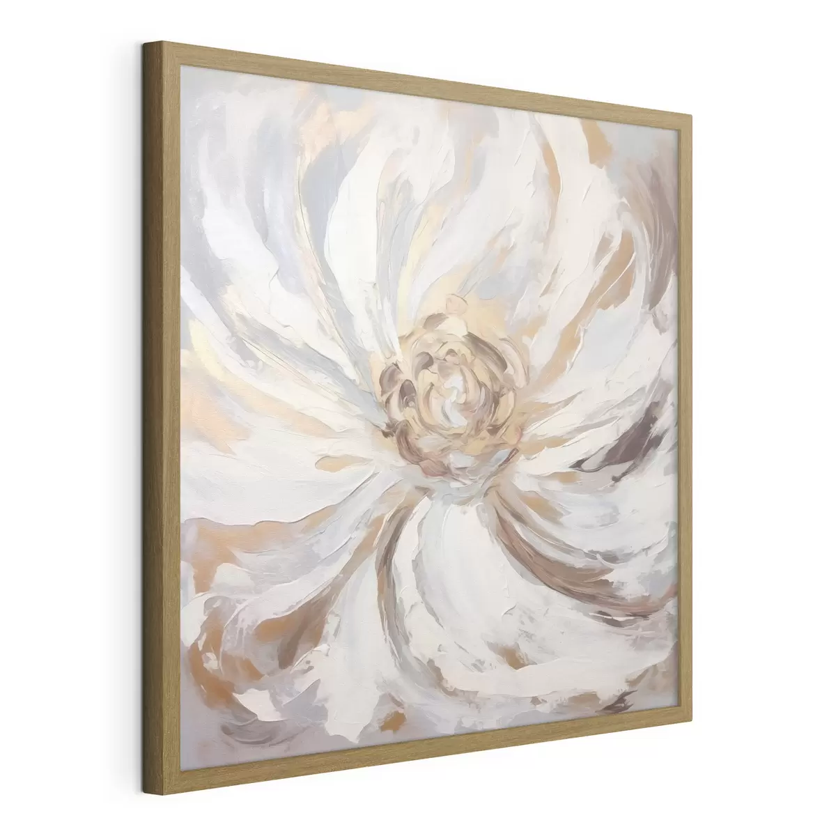 Poster Flor blanca grande tendencia f42636