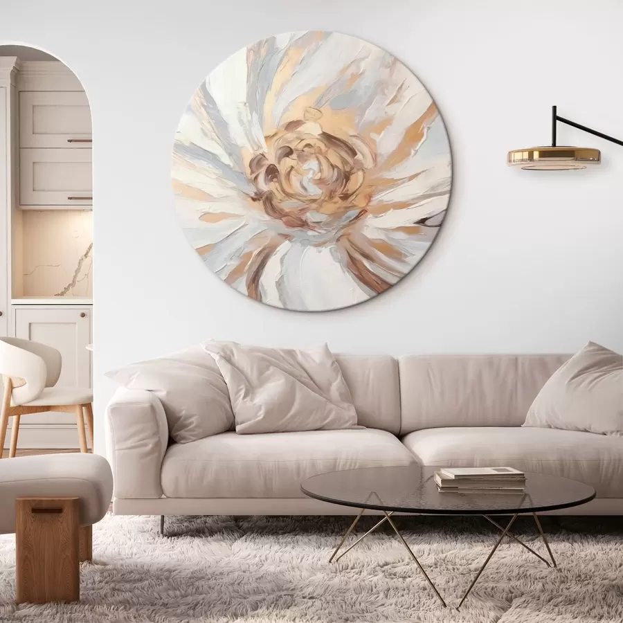 murales de pared Flor blanca grande tendencia r42636