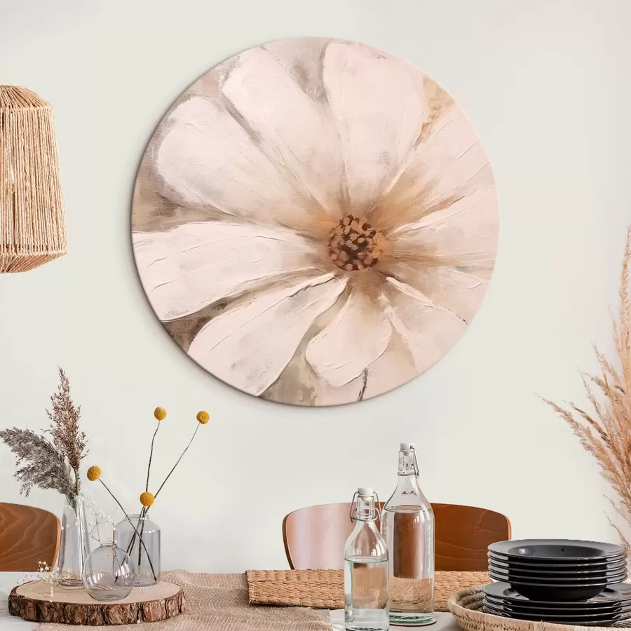 murales de pared Gran flor blanca r42641