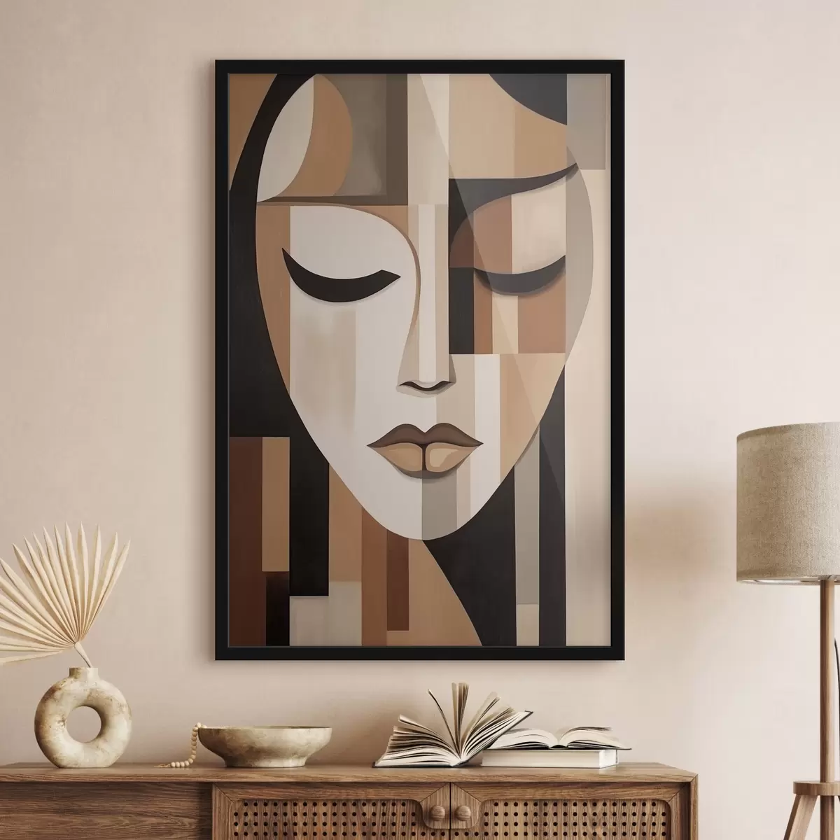Poster Retrato geométrico f42657