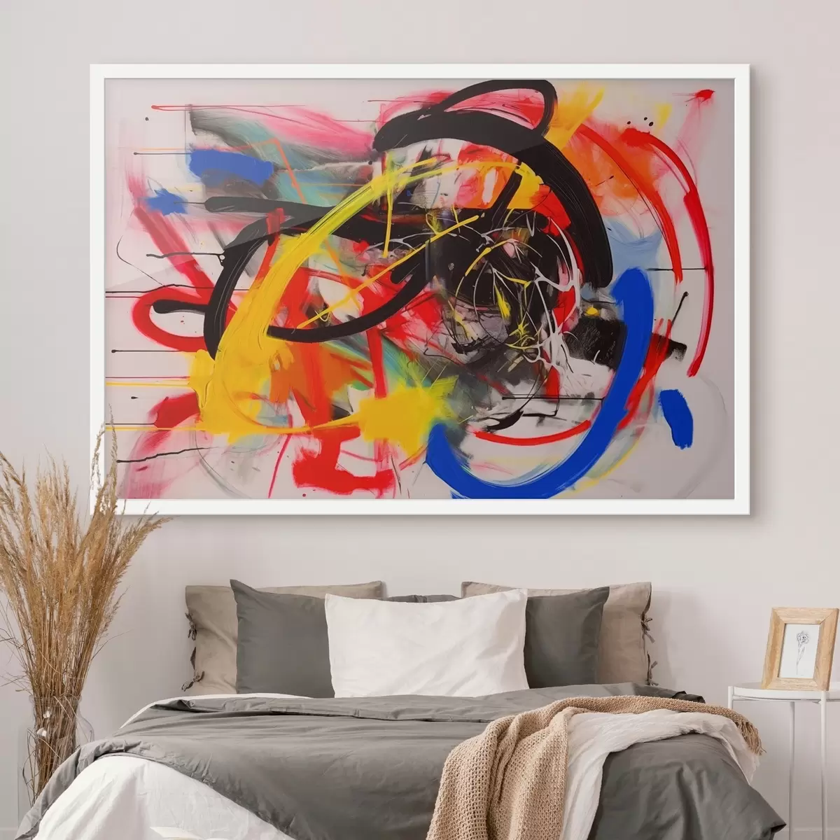 Poster Composición abstracta en colores vivos f42663