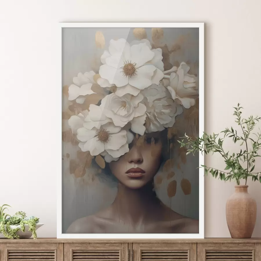 murales de pared Pensamientos blancos f42664