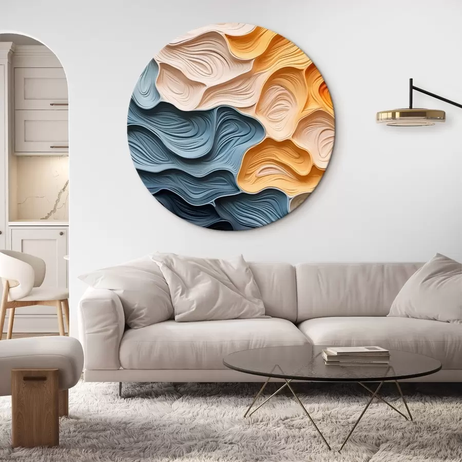 murales de pared Capas abstractas de color y textura r42647