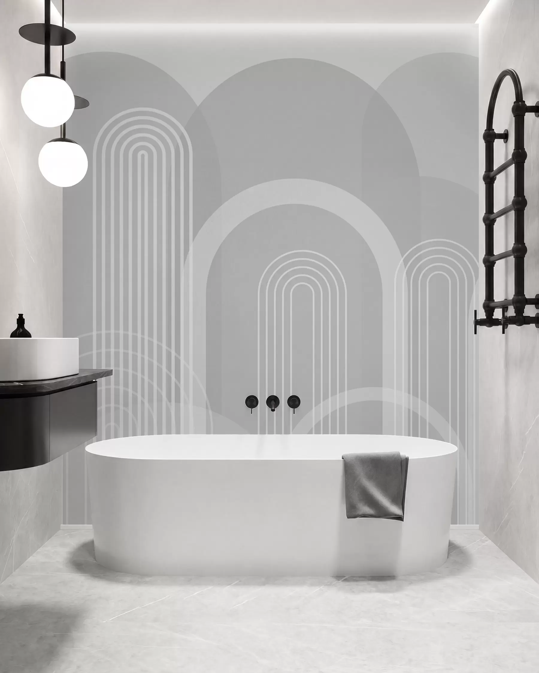 murales de pared Arcos geométricos boho w02935v2