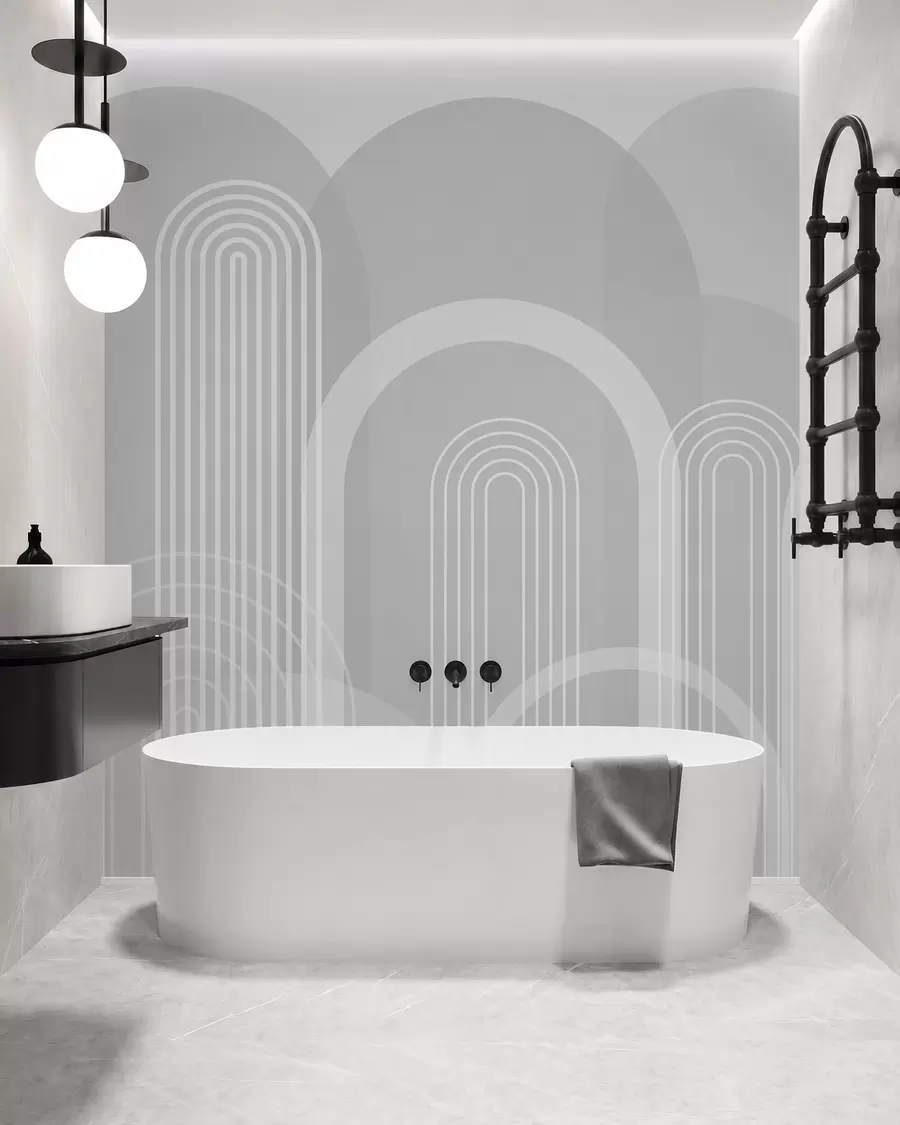 murales de pared Arcos geométricos boho w02935v2