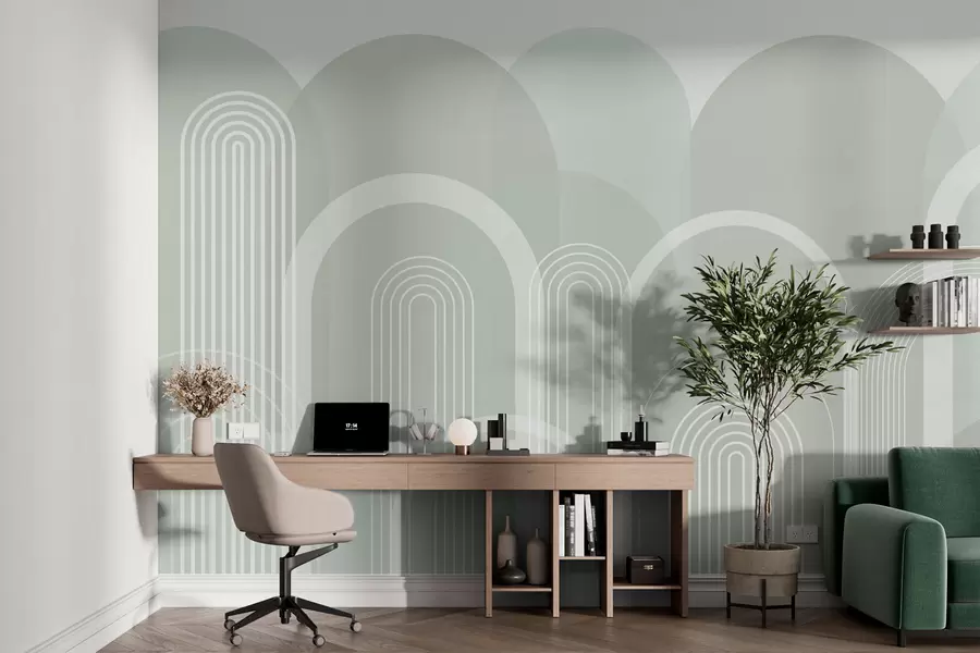 murales de pared Arcos geométricos boho w02935v3