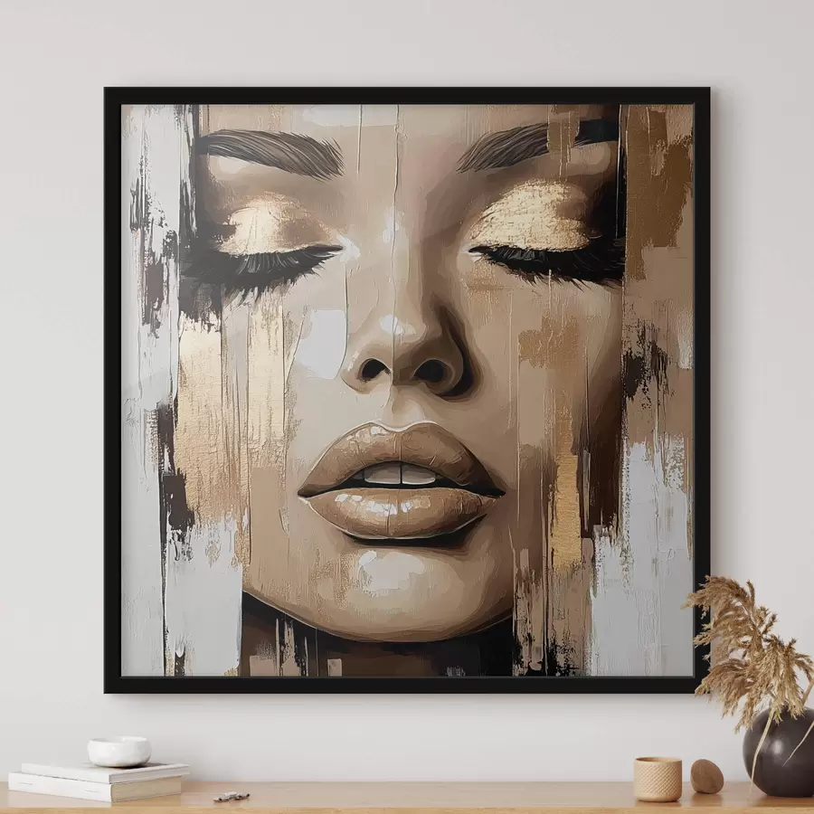 murales de pared El retrato de una mujer f42598