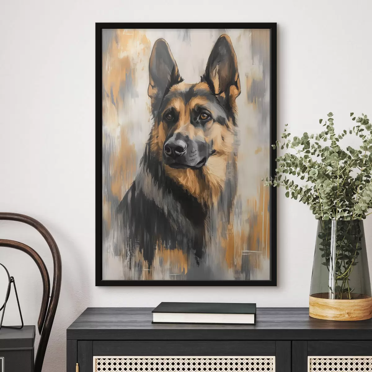 Poster Perro pastor alemán f42701