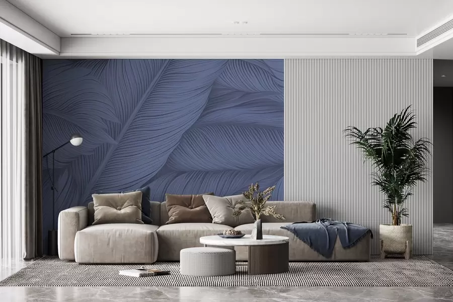 murales de pared Plumas grandes pintadas w02973v1