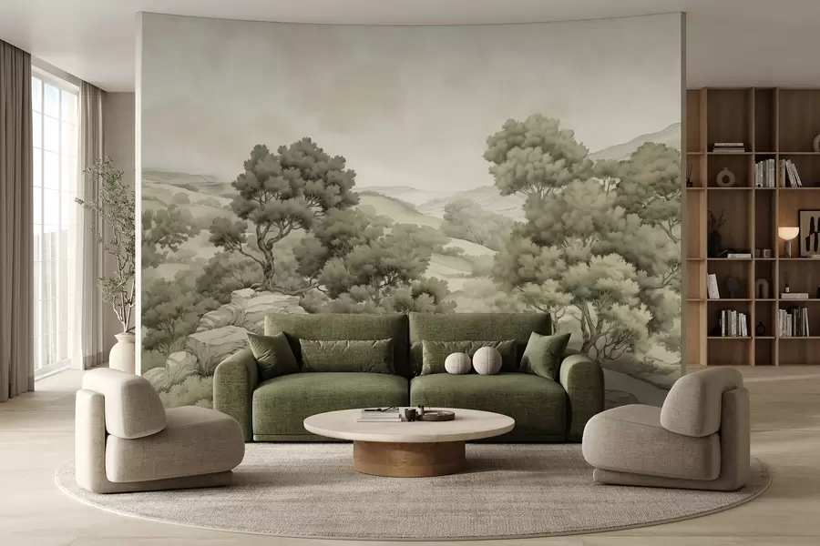 murales de pared Paisaje pintado w02992