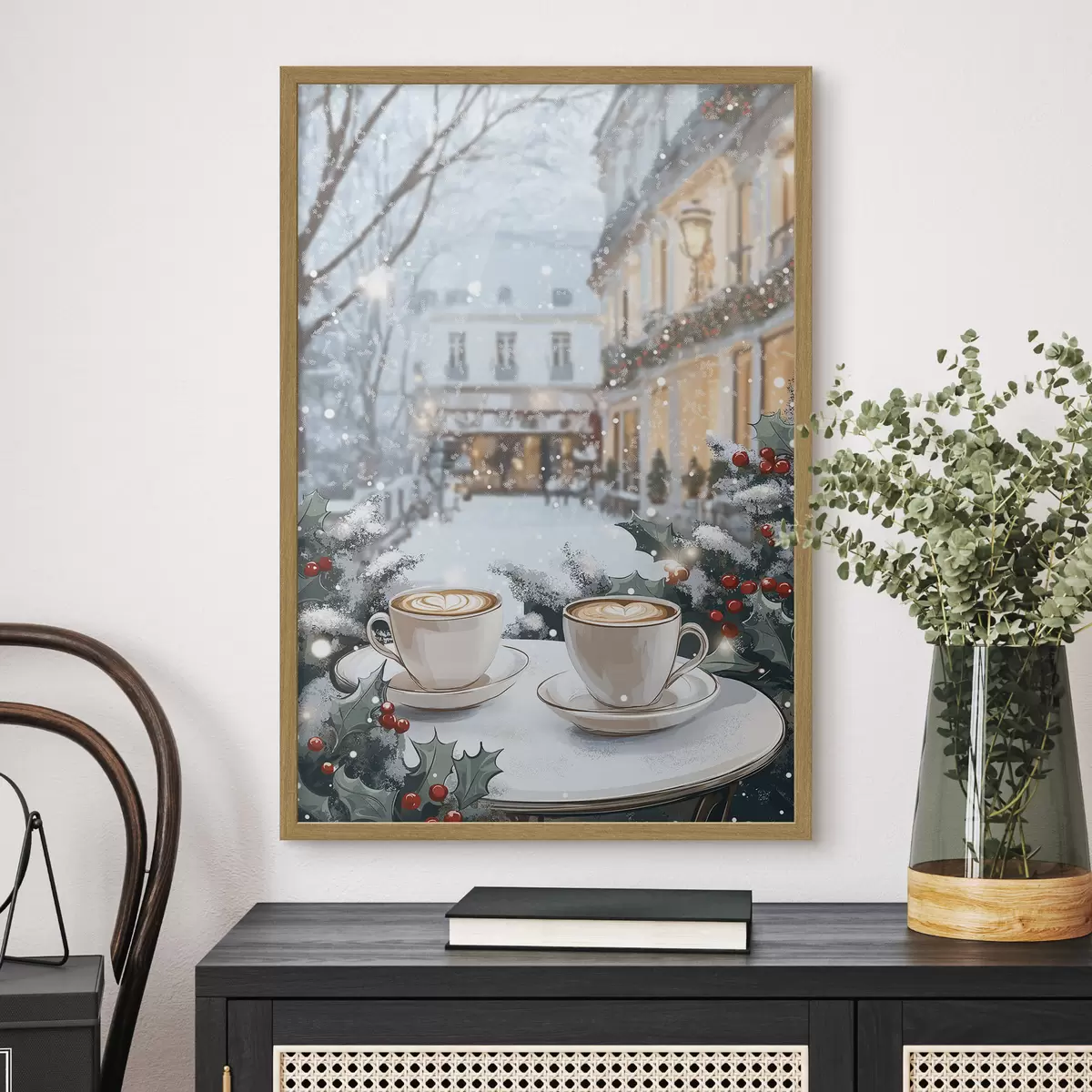 Poster Calor del café de invierno f42797