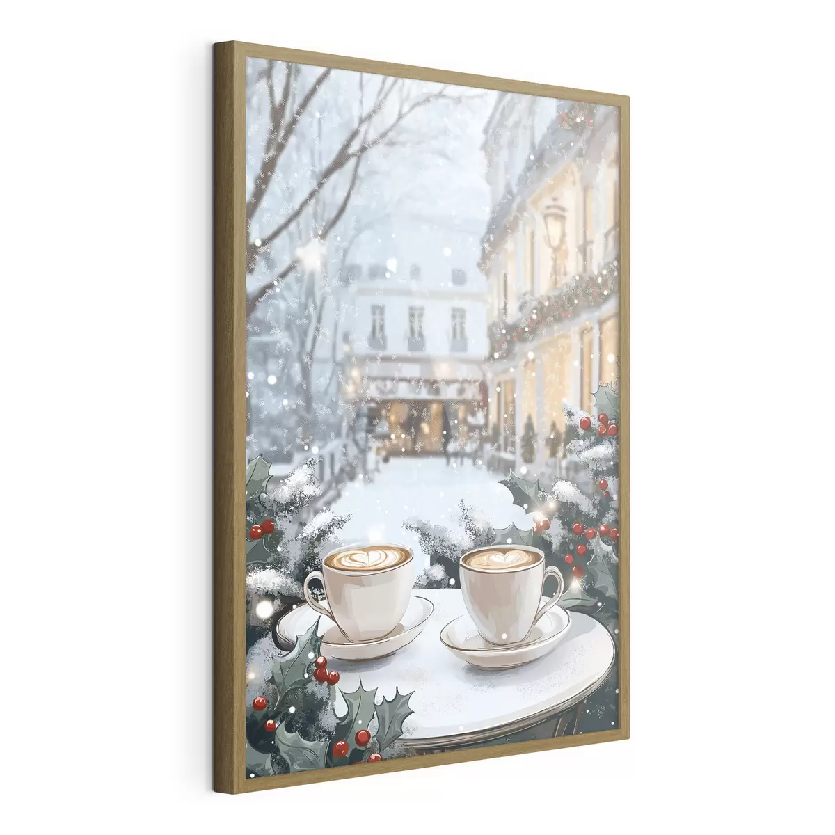 Poster Calor del café de invierno f42797