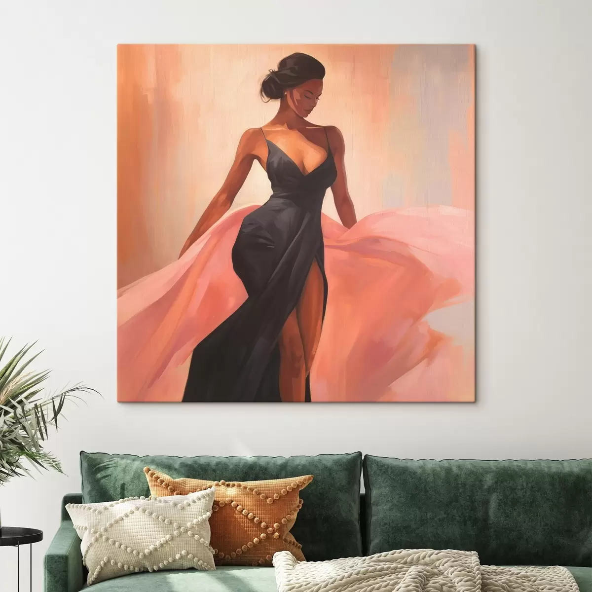 murales de pared Chica con vestido s42821