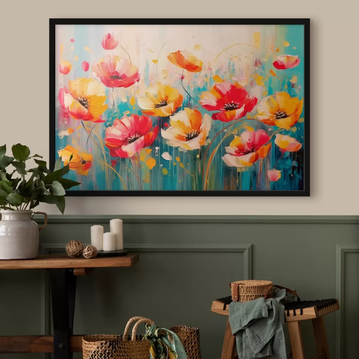 Poster Amapolas brillantes f42813