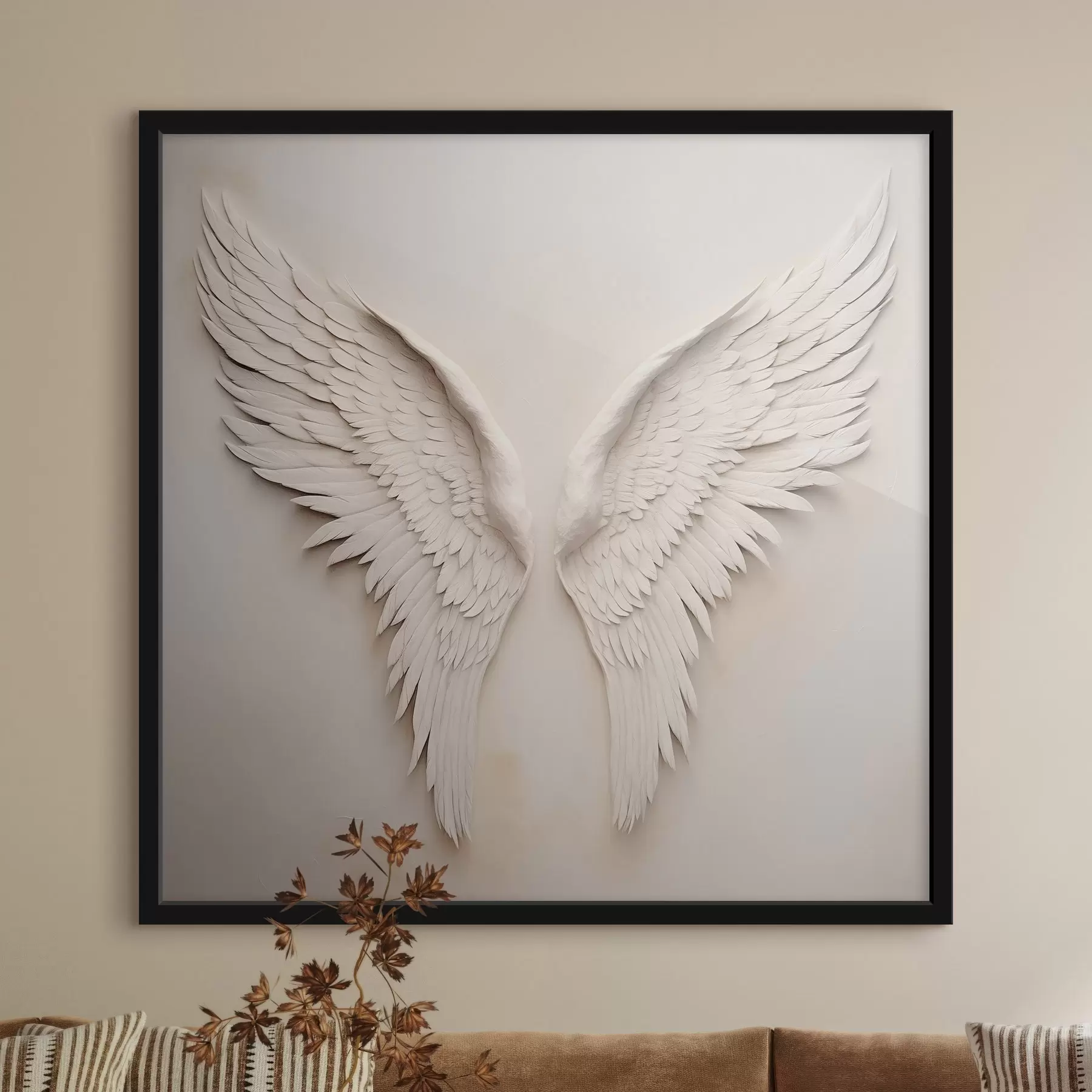 murales de pared Alas blancas f42816