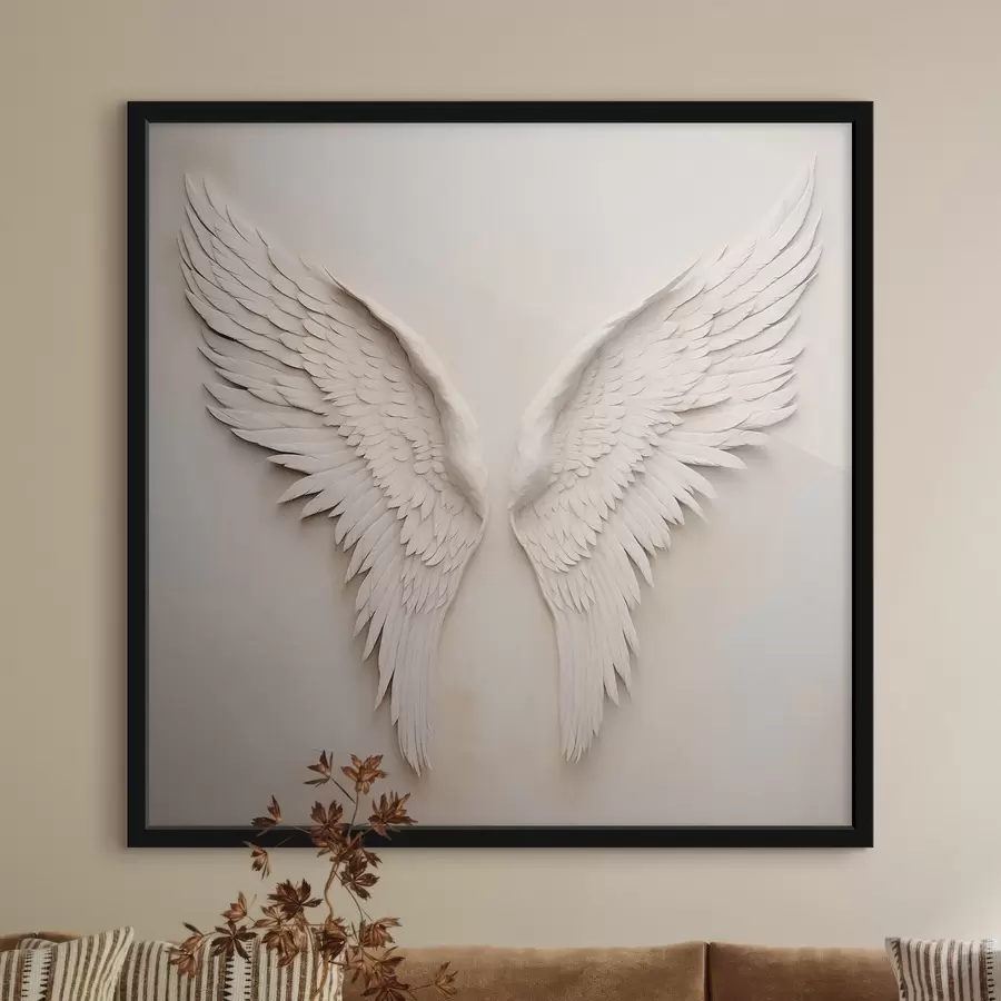 murales de pared Alas blancas f42816