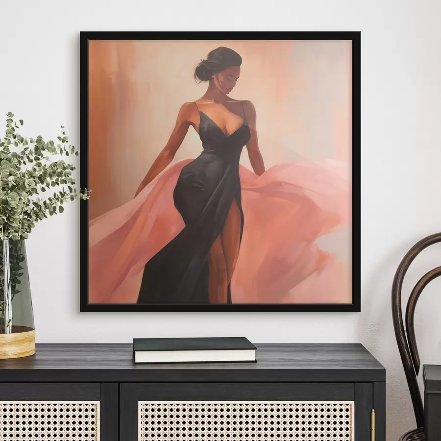 murales de pared Chica con vestido f42821