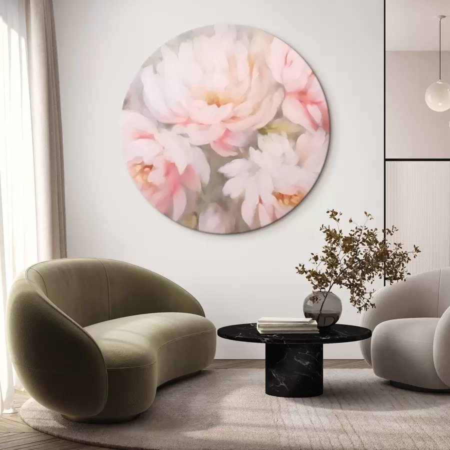 murales de pared Peonías borrosas r42812