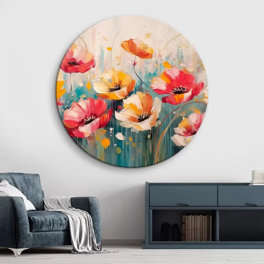 murales de pared Amapolas brillantes r42813