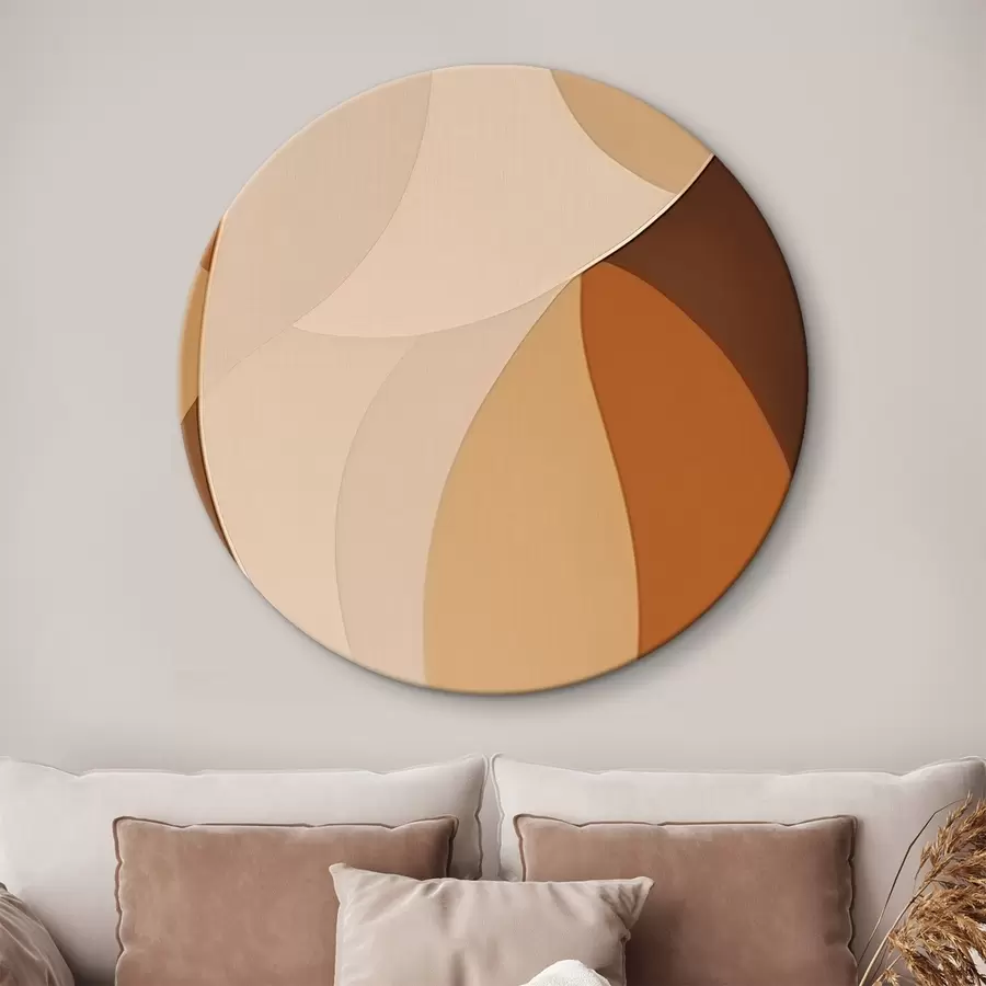 murales de pared Patrón abstracto de formas suaves r42817