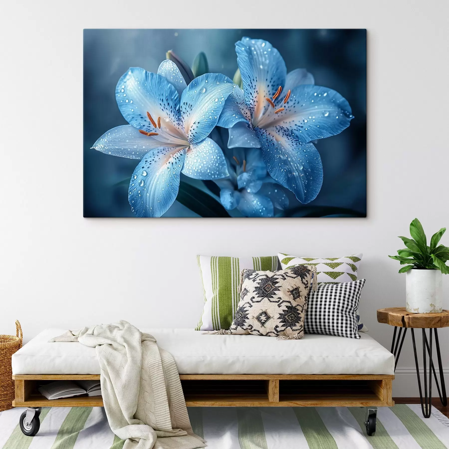 murales de pared Lirios azules s42848