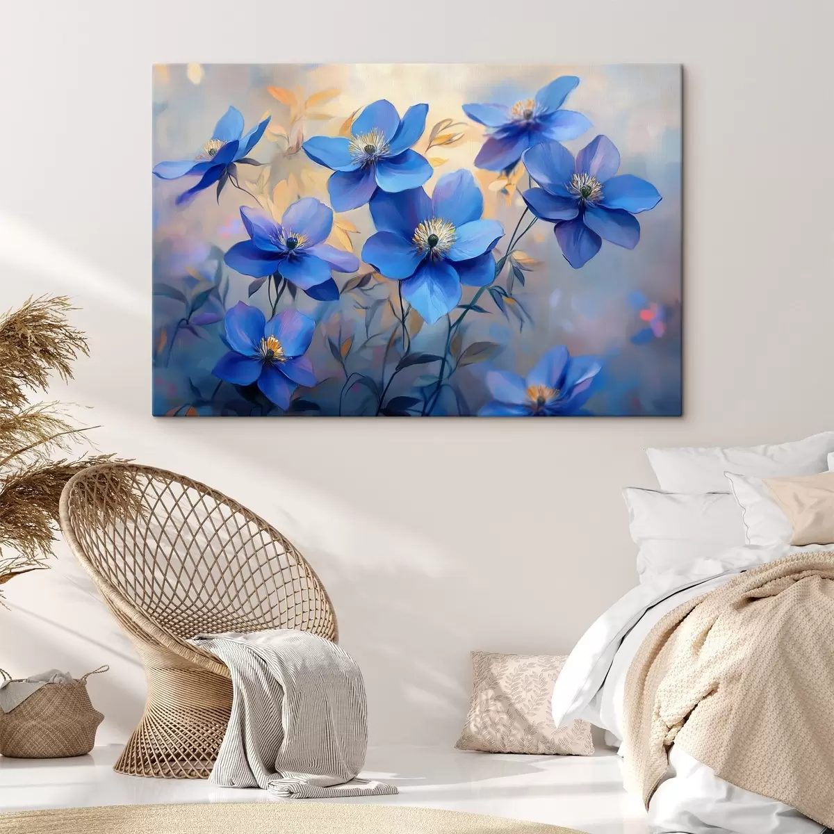 murales de pared Flores azules s42849
