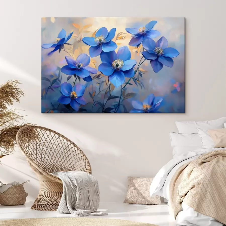 murales de pared Flores azules s42849