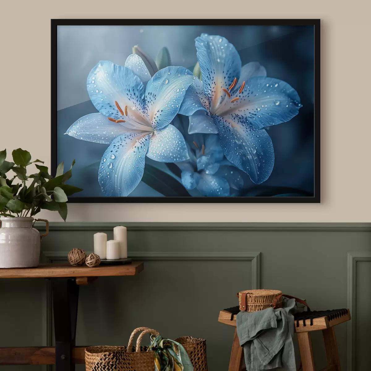 Poster Lirios azules f42848