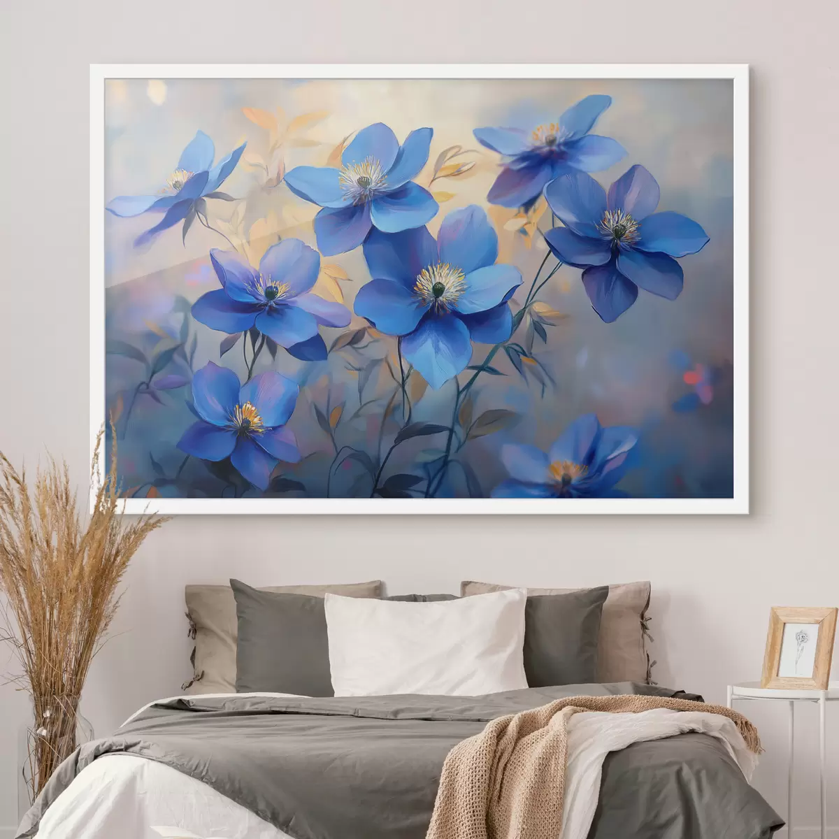 Poster Flores azules f42849
