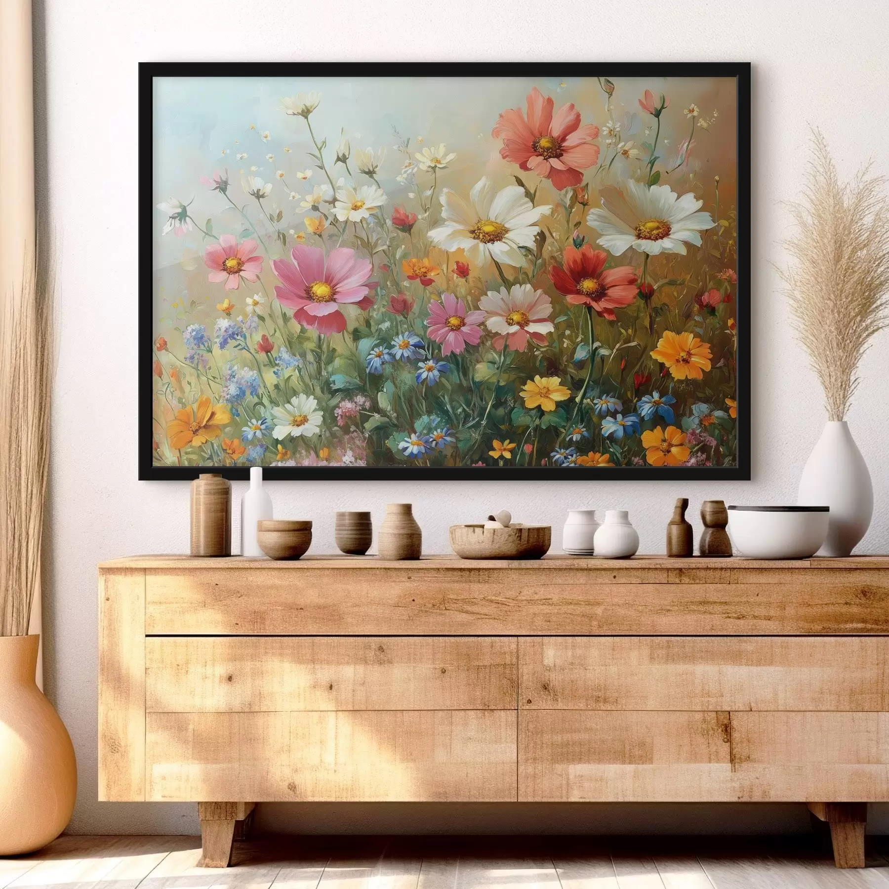 murales de pared Flores silvestres brillantes f42852