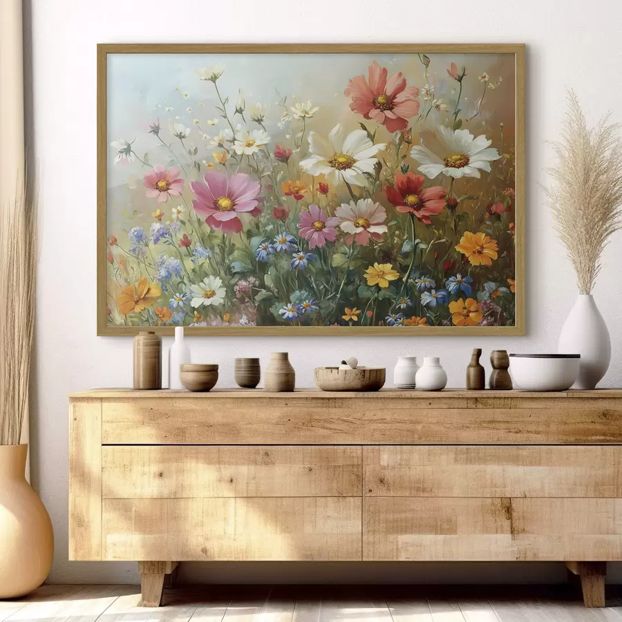 murales de pared Flores silvestres brillantes f42852