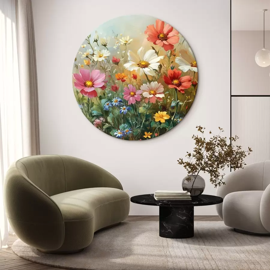 murales de pared Flores silvestres brillantes r42852