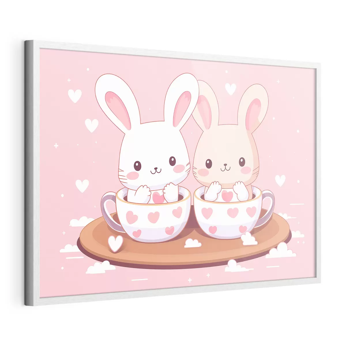 Poster Conejitos en tazas f42874