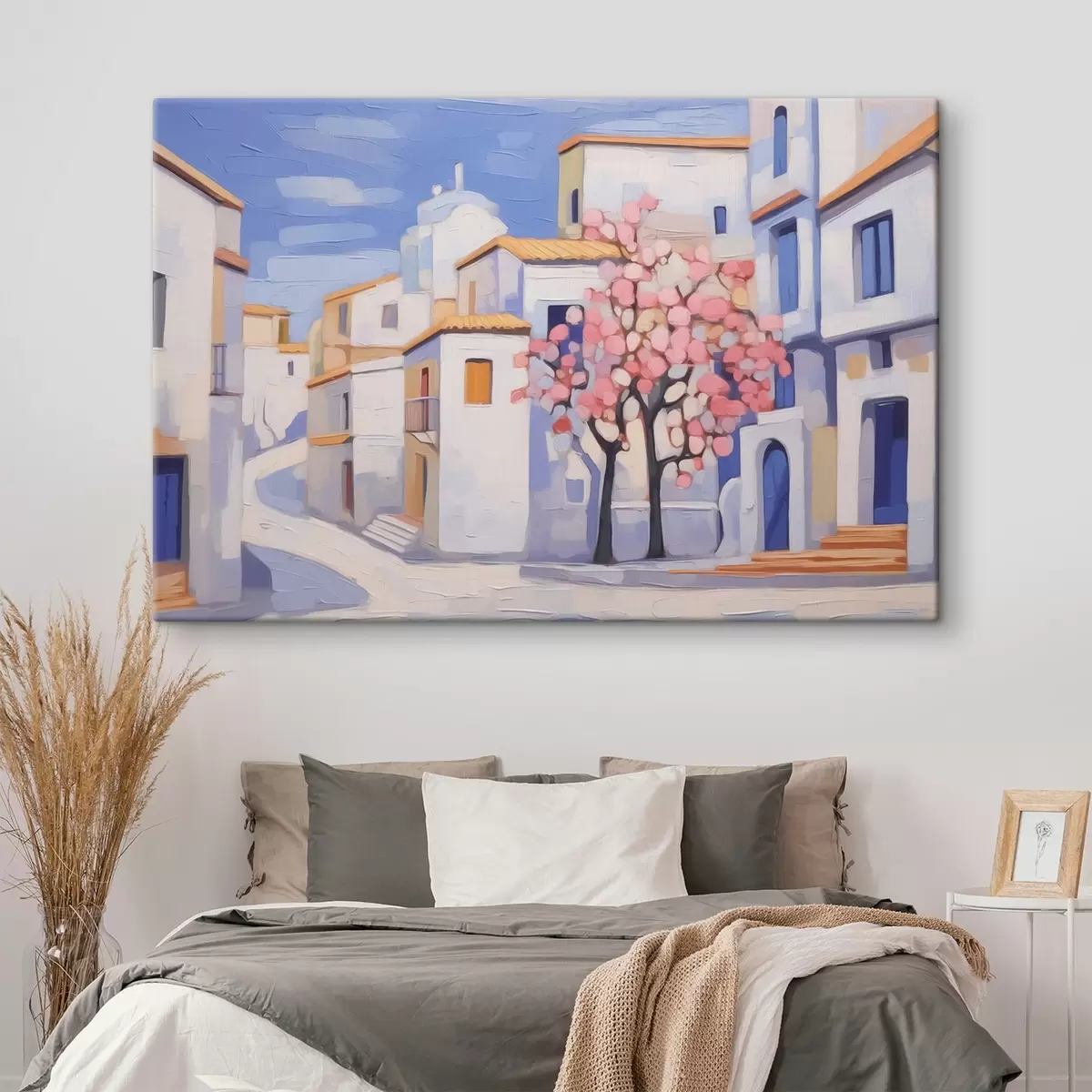 murales de pared Pintura de imitación de paisaje urbano s42833