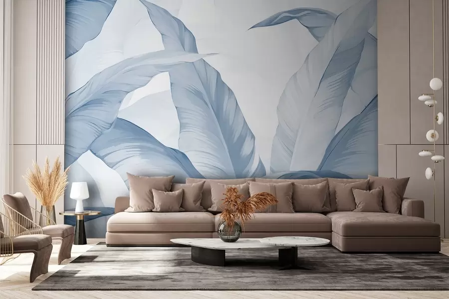 murales de pared Hojas de plátano w02999v1