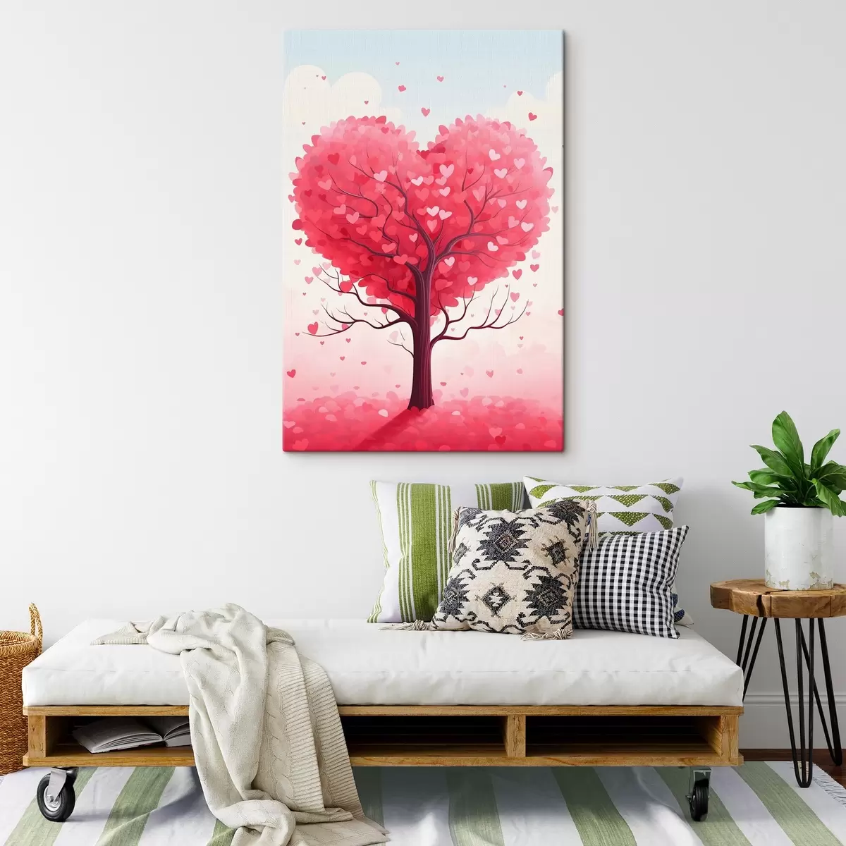 murales de pared Árbol de corazones s42883