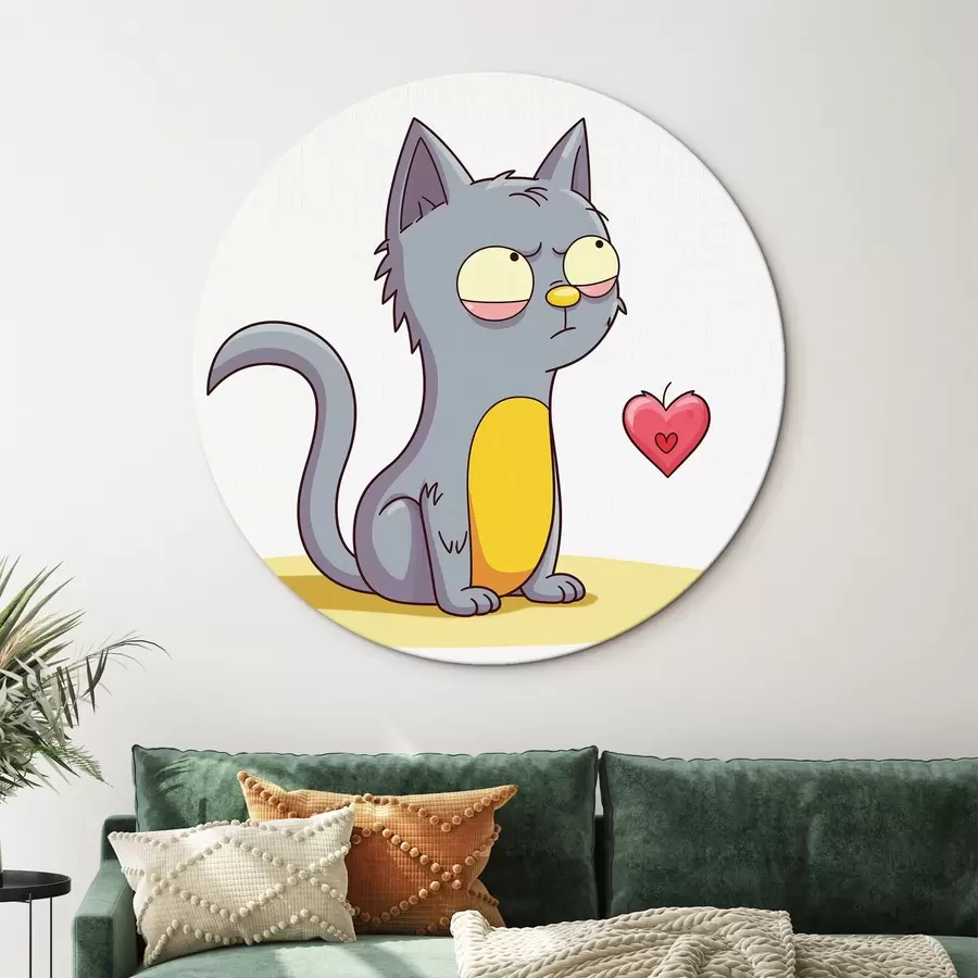 murales de pared Gato divertido r42880