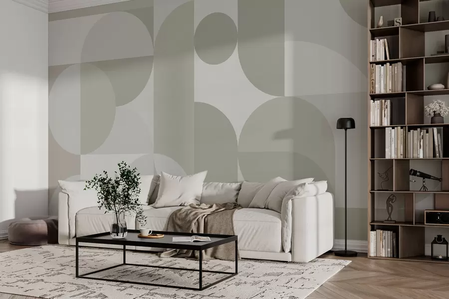 murales de pared Elegante tendencia geométrica w03058v2